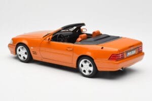 Mercedes SL 500 R129 Oranžový Metallic Norev 1:18 183752 Kov – obrázek 7 z 8