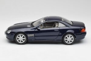 Mercedes SL 500 R230 Modrý Maisto 1:18 B66962126 Kov – obrázek 4 z 8