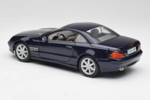 Mercedes SL 500 R230 Modrý Maisto 1:18 B66962126 Kov – obrázek 7 z 8