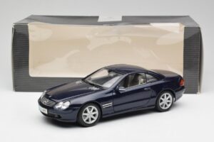 Mercedes SL 500 R230 Modrý Maisto 1:18 B66962126 Kov – obrázek 8 z 8