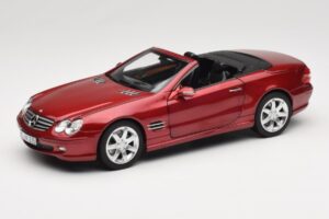 Mercedes SL 500 R230 Red Metallic Limitovaná Edice Norev 1:18 183841 Kov