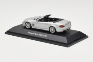 Mercedes SL 55 AMG R230 Stříbrný Minichamps 1:43 B66962347 Kov – obrázek 3 z 4