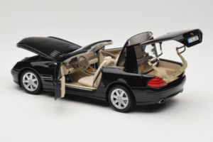 Mercedes SL R129 Černý Minichamps 1:18 B66962171 Kov – obrázek 7 z 11