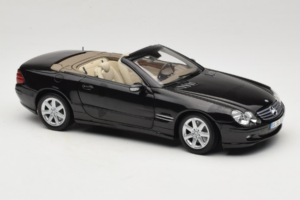 Mercedes SL R129 Černý Minichamps 1:18 B66962171 Kov – obrázek 8 z 11