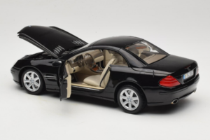 Mercedes SL R129 Černý Minichamps 1:18 B66962171 Kov – obrázek 10 z 11