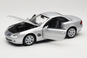 Mercedes SL R129 Stříbrný Minichamps 1:18 B66962133 Kov – obrázek 3 z 10