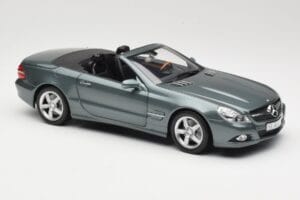 Mercedes SL R230 Amiant Green Minichamps 1:18 B66962389 Kov – obrázek 6 z 8