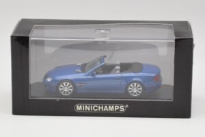 Mercedes SL R230 Tanzanite Modrý Minichamps 1:43 B66962250 Kov – obrázek 4 z 4