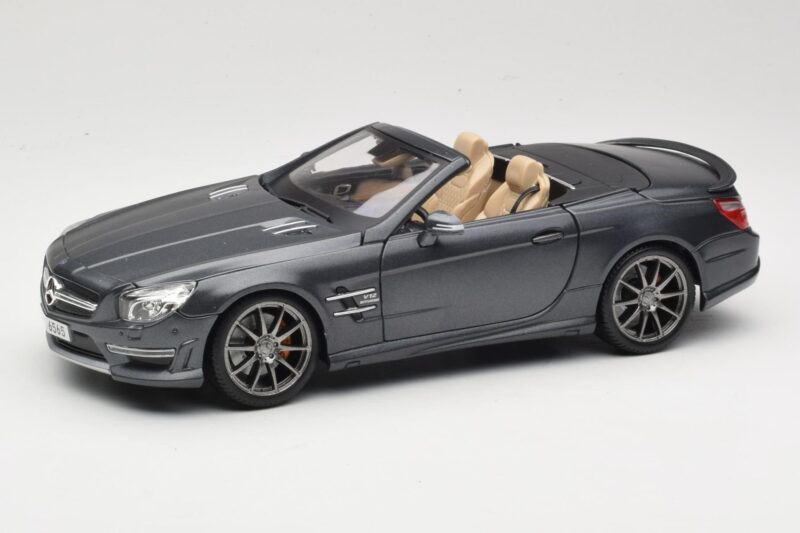 Mercedes SL65 AMG Black Series R230 Matte Black Maisto 1:18 36198 Kov
