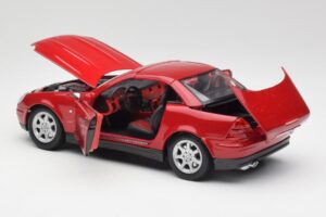 Mercedes SLK 230 R170 Červený Maisto 1:18 56023 Kov – obrázek 6 z 9
