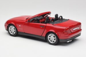 Mercedes SLK 230 R170 Červený Maisto 1:18 56023 Kov – obrázek 8 z 9
