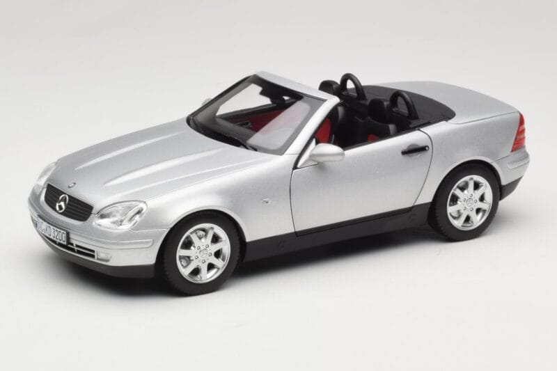 Mercedes SLK R170 Brilliant Silver Norev 1:18 183020 Kov