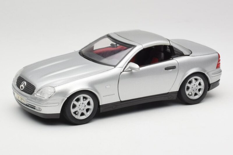Mercedes SLK R170 Roadster Stříbrný Maisto 1:18 31674 Kov