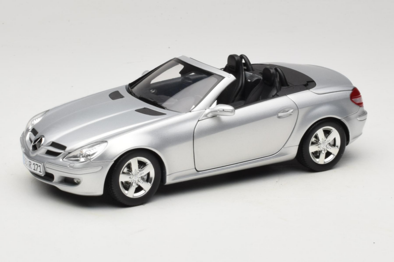 Mercedes SLK R171 Stříbrný Minichamps 1:18 B66962318 Kov
