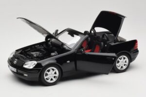 Mercedes SLK200 R170 Černý Norev 1:18 B66040714 Kov – obrázek 2 z 9