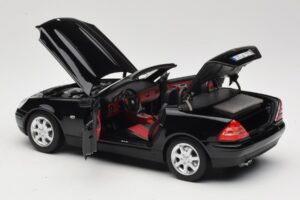 Mercedes SLK200 R170 Černý Norev 1:18 B66040714 Kov – obrázek 6 z 9