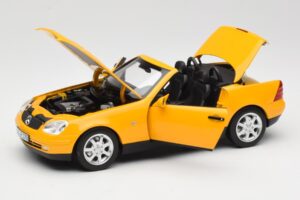 Mercedes SLK200 R170 Žlutý Norev 1:18 B66040713 Kov – obrázek 2 z 9