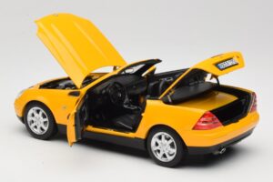 Mercedes SLK200 R170 Žlutý Norev 1:18 B66040713 Kov – obrázek 6 z 9