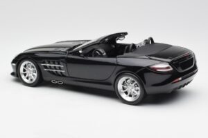 Mercedes SLR McLaren Roadster R199 Crystal Galaxit Černý Minichamps 1:18 B66961004 Kov – obrázek 7 z 8