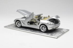 Mercedes SLR Vision Roadster Liquid Stříbrný Maisto 1:18 B66963208 Kov – obrázek 5 z 8