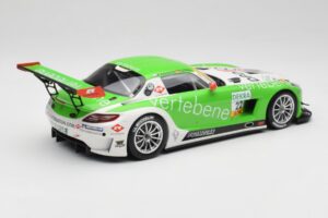 Mercedes AMG SLS C197 GT3 MS Racing #22 V. Sigacev / C. Stoll ADAC GT Masters 2011 Minichamps 1:18 151113102 Kov – obrázek 2 z 6