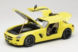 Mercedes SLS AMG C197 Žlutý Minichamps 1:18 100039022 Kov – obrázek 2 z 8