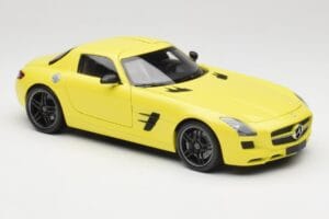 Mercedes SLS AMG C197 Žlutý Minichamps 1:18 100039022 Kov – obrázek 6 z 8