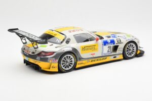 Mercedes SLS AMG GT3 #21 Rowe Racing Arnold / Roloff / Seyffarth / Jäger ADAC 24 Hours Nürburgring 2013 Minichamps 1:18 15113 – obrázek 2 z 6