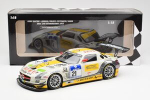 Mercedes SLS AMG GT3 #21 Rowe Racing Arnold / Roloff / Seyffarth / Jäger ADAC 24 Hours Nürburgring 2013 Minichamps 1:18 15113 – obrázek 6 z 6