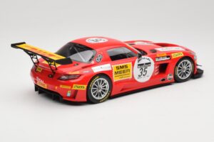 Mercedes SLS AMG GT3 #35 T. Heyer / T. Jager 24 Hours of Spa 2011 Minichamps 1:18 B66960196 Kov – obrázek 2 z 6