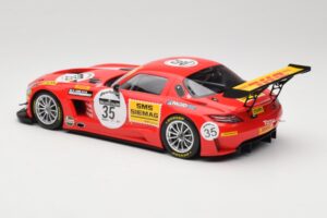Mercedes SLS AMG GT3 #35 T. Heyer / T. Jager 24 Hours of Spa 2011 Minichamps 1:18 B66960196 Kov – obrázek 5 z 6