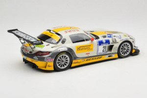 Mercedes SLS AMG GT3 #21 Rowe Racing M. Hartung / N. Heyer ADAC 24 Hours Nurburgring 2013 Minichamps 1:18 151133121 Kov – obrázek 2 z 6