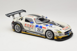 Mercedes SLS AMG GT3 #22 Rowe Racing R. Graf / M. Seyffarth ADAC 24h Nurburgring 2012 Minichamps 1:18 151123122 Kov – obrázek 4 z 6