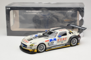 Mercedes SLS AMG GT3 #22 Rowe Racing R. Graf / M. Seyffarth ADAC 24h Nurburgring 2012 Minichamps 1:18 151123122 Kov – obrázek 6 z 6