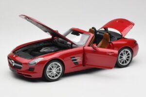 Mercedes SLS AMG R197 Roadster Le Mans Červený Minichamps 1:18 100039030 Kov – obrázek 2 z 8