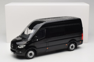 Mercedes Sprinter Černý Norev 1:18 183041 Kov – obrázek 8 z 8
