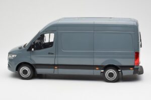 Mercedes Sprinter W907 Modro-Šedá Norev 1:18 183423 Kov – obrázek 4 z 7