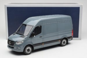 Mercedes Sprinter W907 Modro-Šedá Norev 1:18 183423 Kov – obrázek 7 z 7