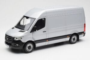 Mercedes Sprinter W907 Stříbrný Norev 1:18 183424 Kov