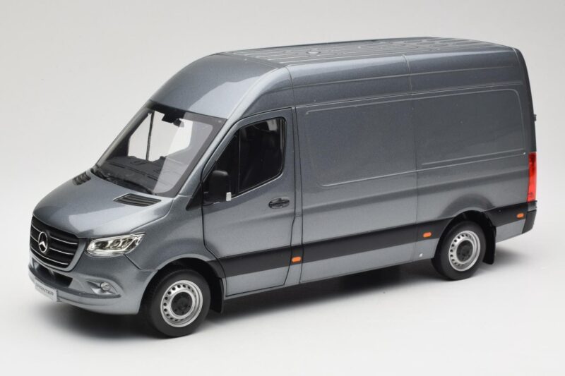 Mercedes Sprinter W907 Dodávka Selenite Grey Metallic Norev 1:18 B66004163 Kov