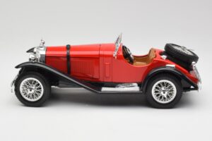 Mercedes SSK Červený & Černý Bburago 1:18 3009-M1 Kov – obrázek 3 z 6