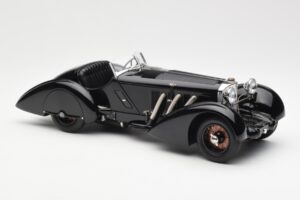 Mercedes SSK Trossi The Black Prince CMC 1:18 M-225 Kov – obrázek 4 z 6