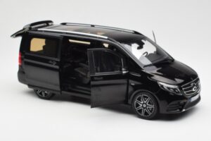 Mercedes V-Class W447 AMG Line Černý Norev 1:18 183860 Kov – obrázek 2 z 6