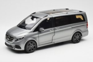 Mercedes V-Class W447 AMG Line Šedá Metalíza Norev 1:18 183488 Kov