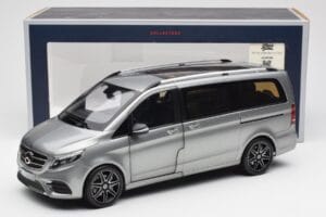 Mercedes V-Class W447 AMG Line Šedá Metalíza Norev 1:18 183488 Kov – obrázek 9 z 9