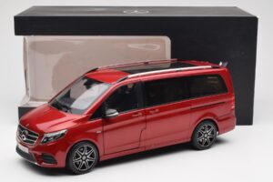 Mercedes V-Class W447 Designo Hyacinth Červený Metalíza Norev 1:18 B66004166 Kov – obrázek 7 z 7