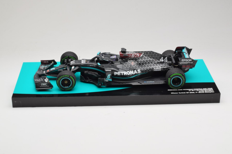 Mercedes W11 #44 L. Hamilton Mercedes AMG Petronas Turkish Grand Prix Winner World Champion 2020 Minichamps 1:18 113201444 Pr