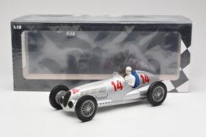 Mercedes W125 #14 Daimler-Benz AG M. von Brauchitsch 2nd Place German GP 1937 Minichamps 1:18 155373114 Kov – obrázek 6 z 6