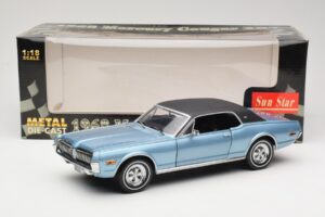 Mercury Cougar XR-7 Modrý Sun Star 1:18 1562 Kov – obrázek 8 z 8