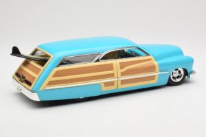 Mercury Merc Woodie Modrý Hot Wheels 1:18 27806 Kov – obrázek 3 z 8